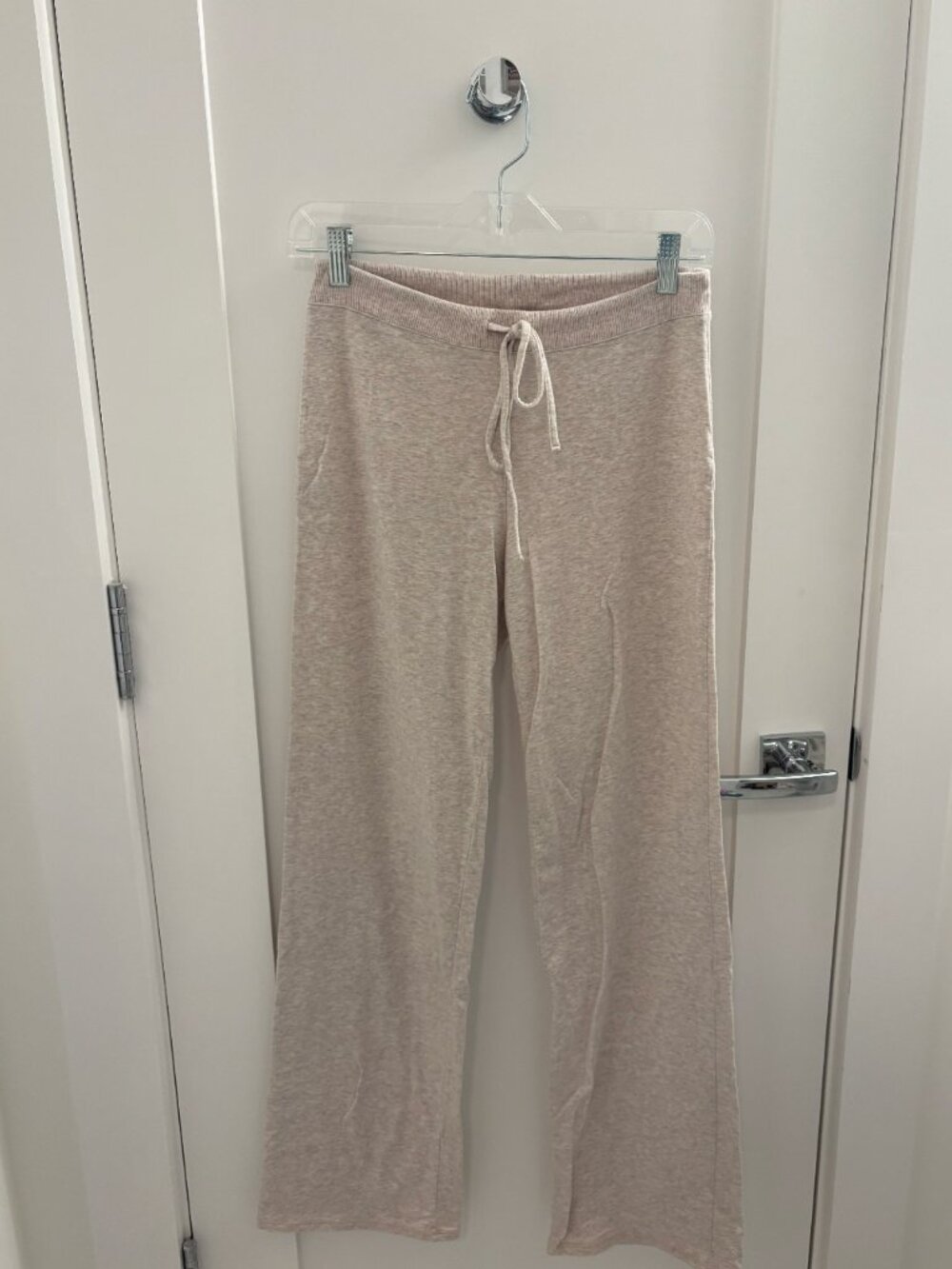 SKIMS cotton jersey straight leg pants size S
